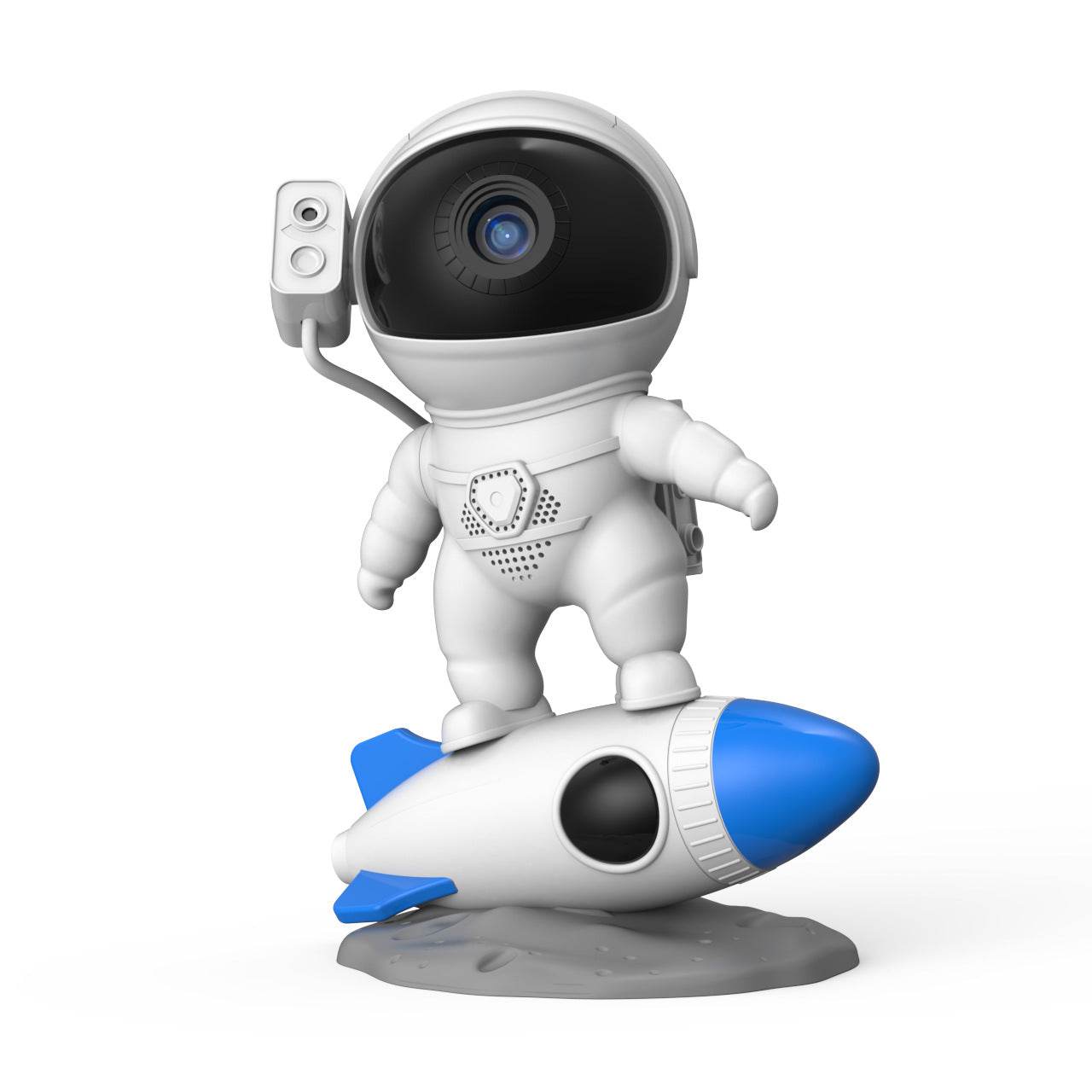Rocket Astronaut Galaxy Starry Sky Projector Lamp Desktop - Here2Save