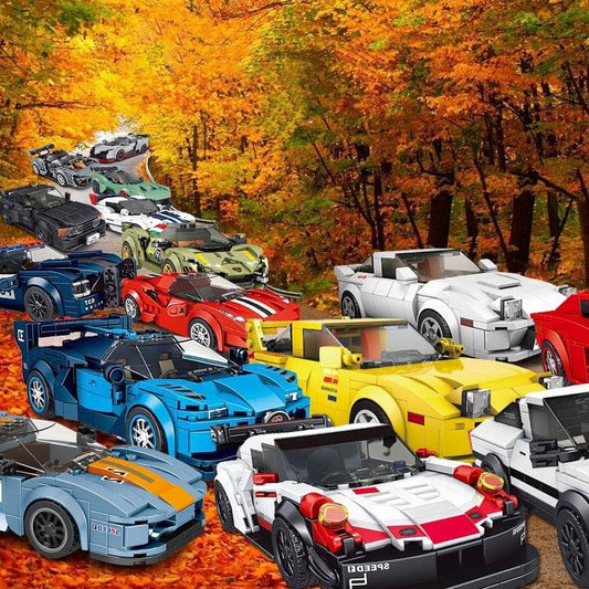 Building MOC Building Blocks Supercar Racing Models - Here2Save