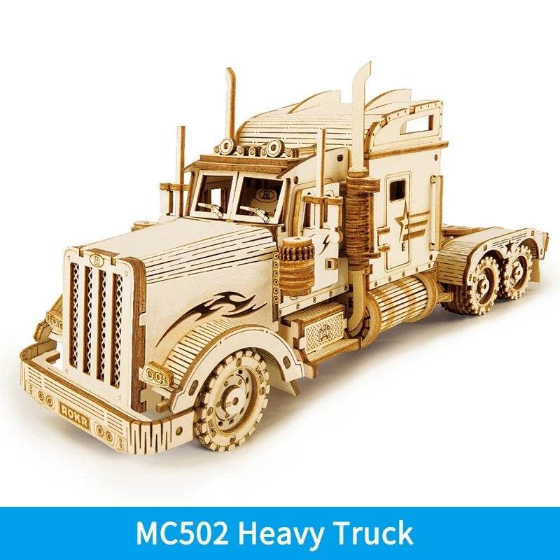 Robotime ROKR Train Model 3D Wooden Puzzle Toy Assembly Locomotive Model Building Kits for Children Kids Birthday Christmas Gift - Here2Save