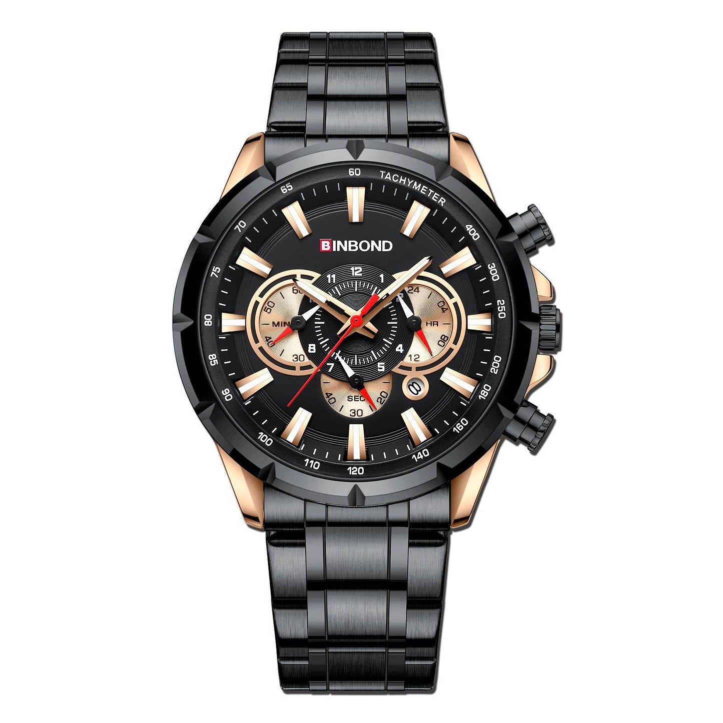 Tactical Motorcycle Waterproof Luminous Watch Timing Multi-Pointer - Here2Save