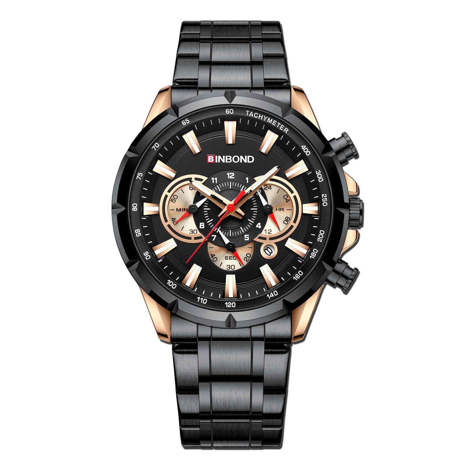 Tactical Motorcycle Waterproof Luminous Watch Timing Multi-Pointer - Here2Save
