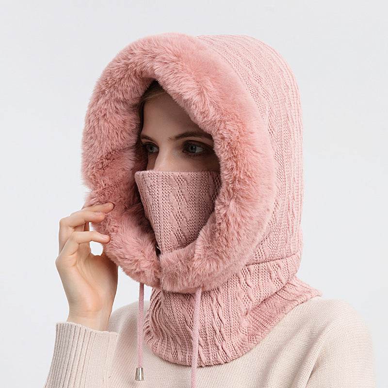 Outdoor Cycling Headgear Cold And Warm Bib Integrated - Here2Save