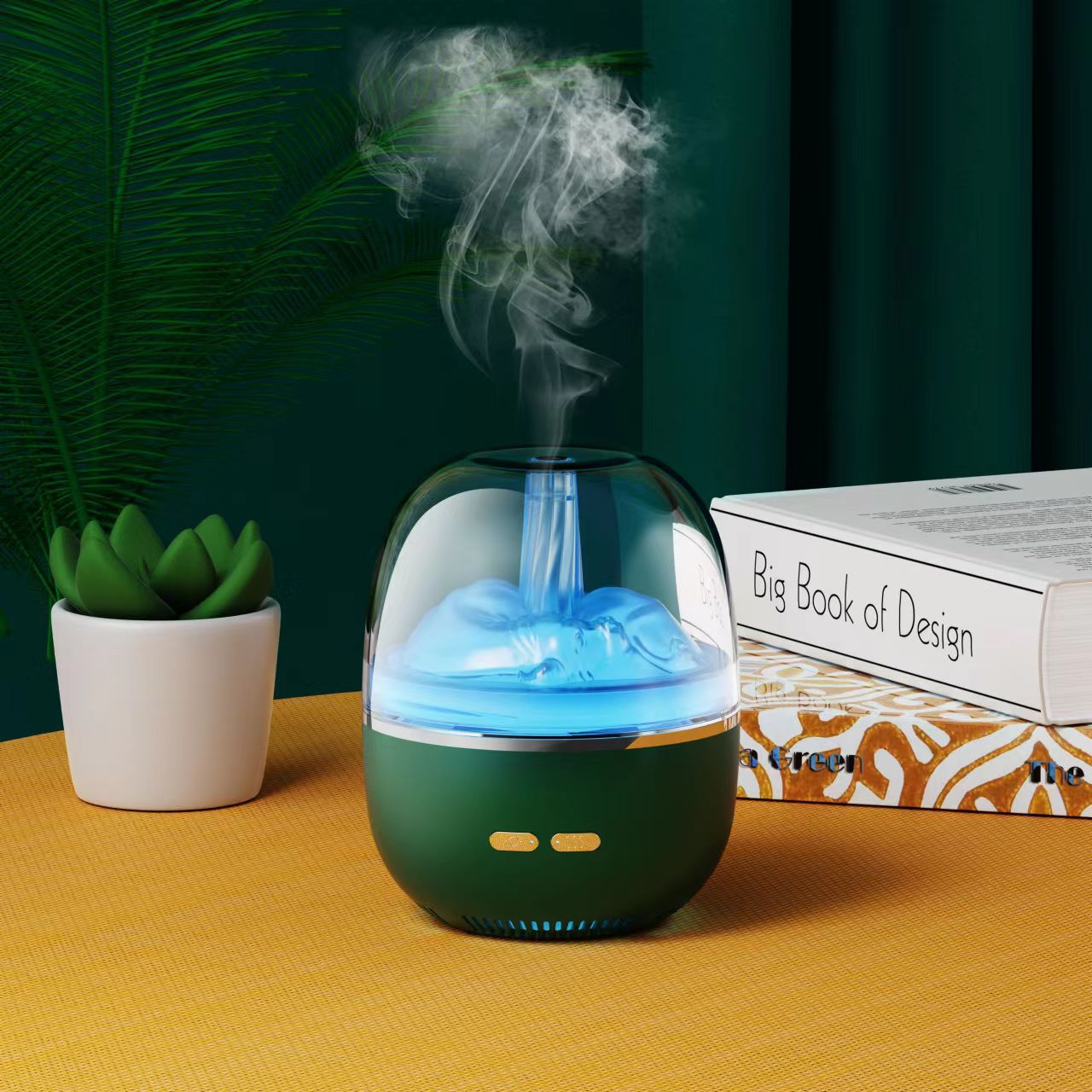 Air Humidifier Essential Oil Ultrasonic Aromatherapy Atomizer Colorful Light Heavy Fog Volume Office Home Accessories - Here2Save