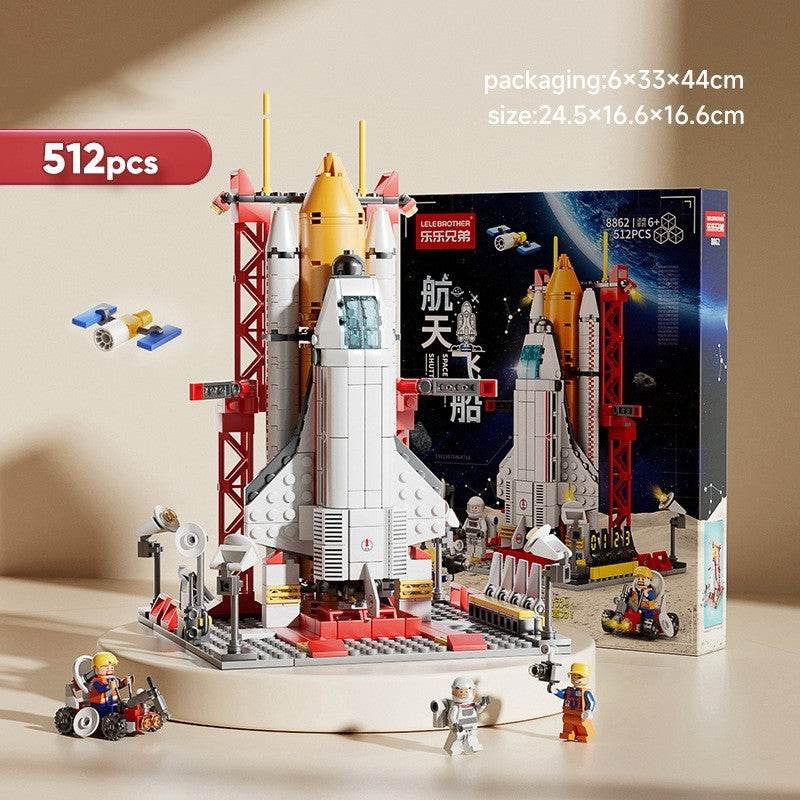 Space Rocket Model Building Block Toy - Here2Save
