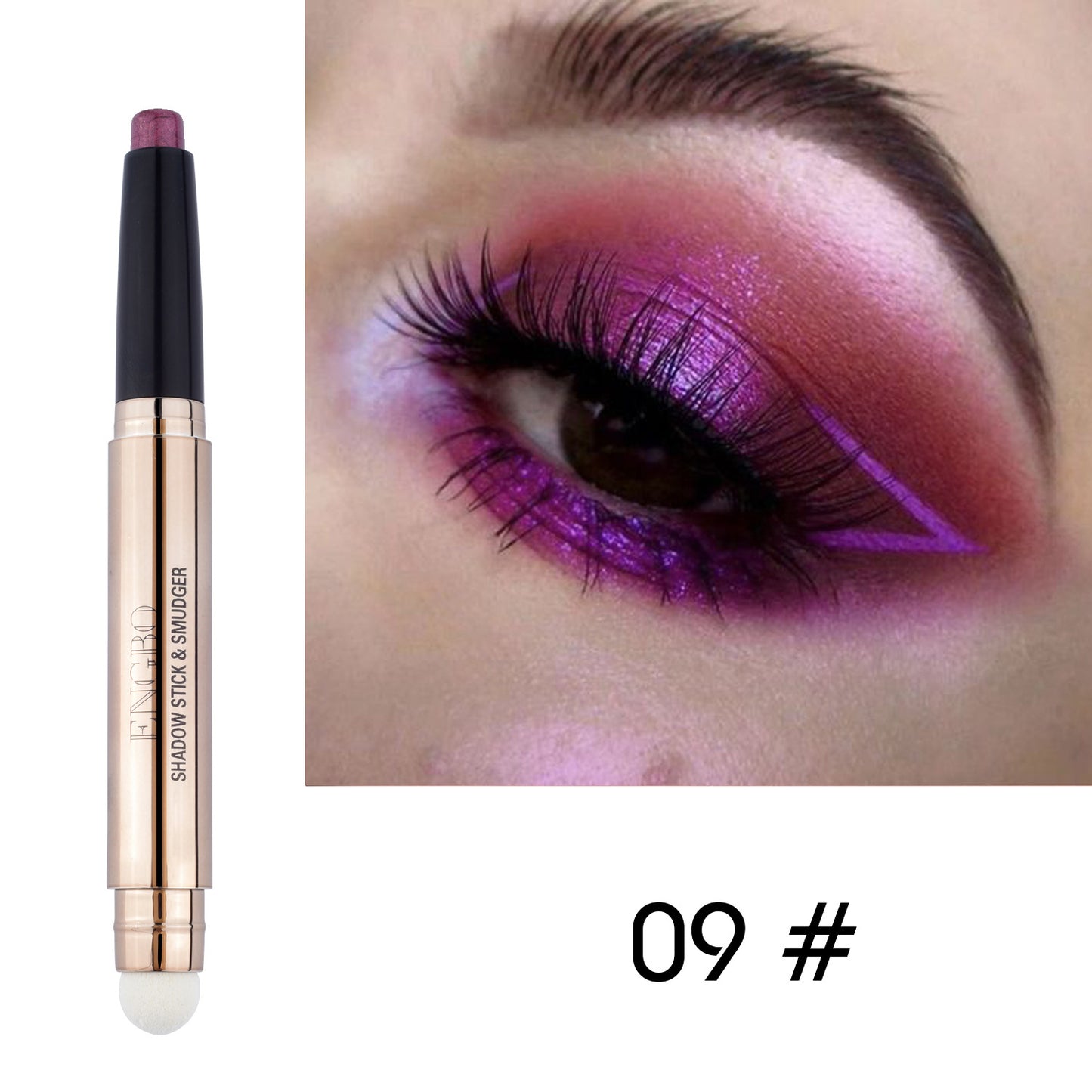 Double-ended Monochrome Non-smudge Eyeshadow Pencil