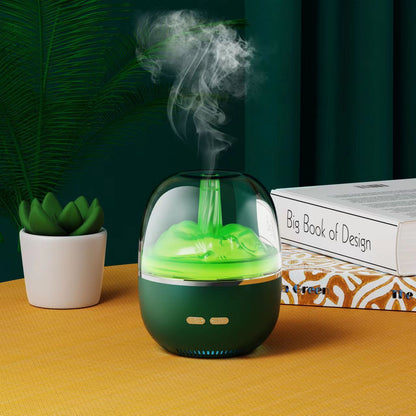 Air Humidifier Essential Oil Ultrasonic Aromatherapy Atomizer Colorful Light Heavy Fog Volume Office Home Accessories - Here2Save