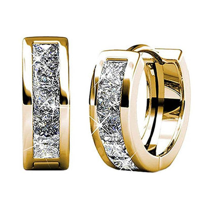 Temperament Wild Fashion Men And Women Square Simple Earrings - Here2Save