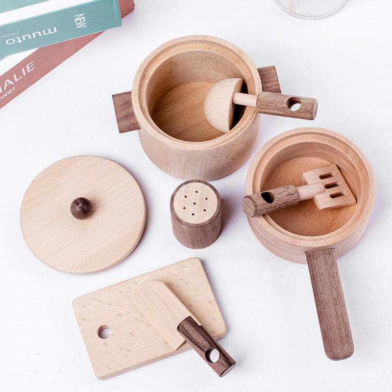 Wooden Mini Kitchen Stove Top Toy