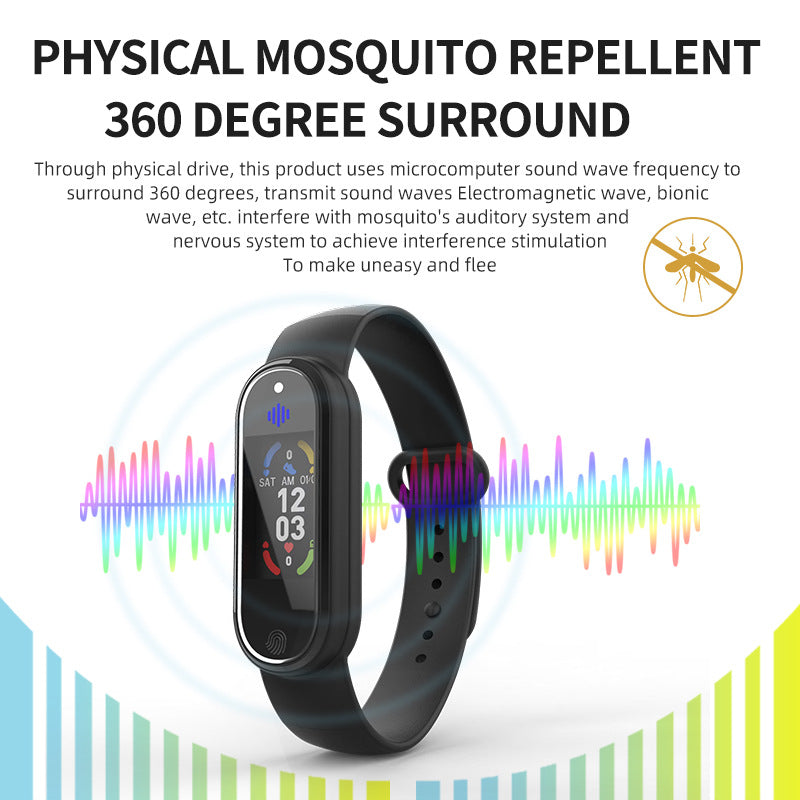 Nueva pulsera repelente de mosquitos Reloj de pulsera ultrasónico para insectos Repelente portátil Pulsera electrónica Anti Mosquitos Bebés Niños Adultos