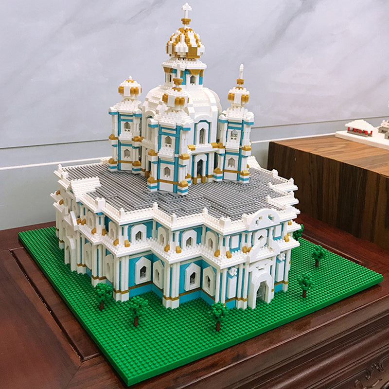 World Architecture Smolny Cathedral Church Monastery DIY Mini