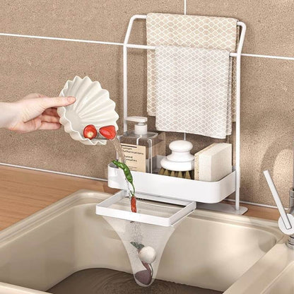 Rag Draining Kitchen Storage Rack Kitchen Gadgets - Here2Save