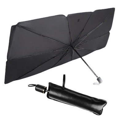 Parasol plegable para parabrisas de coche, sombrilla con protección UV, aislamiento térmico, cubierta para ventana delantera de coche, Protector Interior, Gadgets de verano