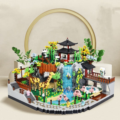 Building Series 822 Zoo Adult Assembled Building Ornaments Building Blocks