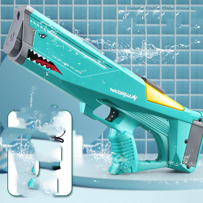 Automatic Electric Water Gun Toys Shark High Pressure Outdoor Summer Beach Toy Kids Adult Water Fight Pool Party Water Toy - Here2Save