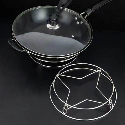 Stainless Steel Pot Rack Multifunctional Storage - Here2Save