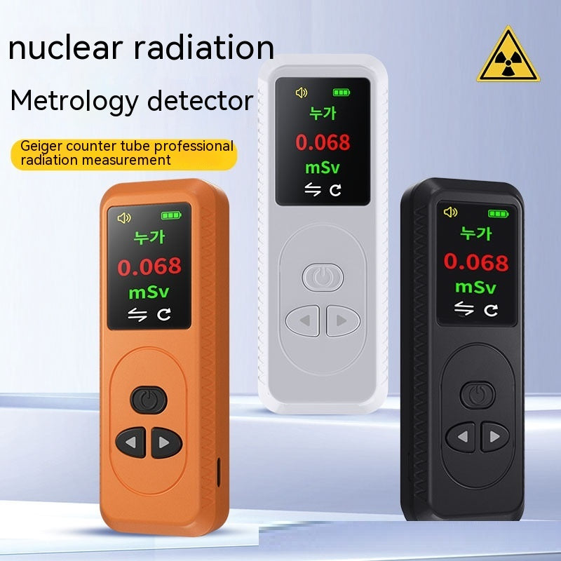 Nuclear Radiation Detector Radioactive Geiger Counter TFT Color Display Rays Tester With Sound Alarm Function - Here2Save