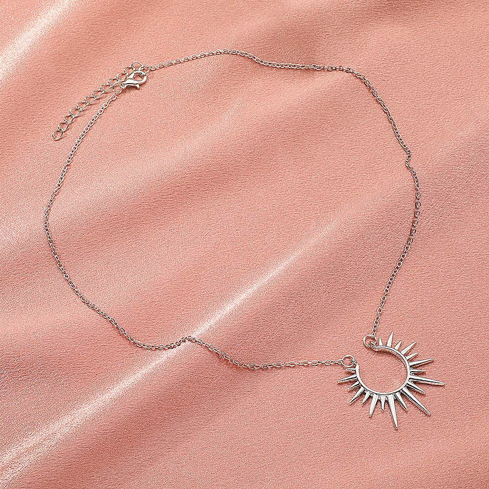 Sunflower Necklace Retro Clavicle Chain Fashion Creative Jewelry Women - Here2Save