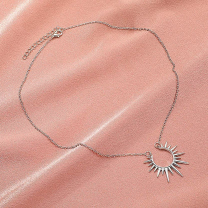 Sunflower Necklace Retro Clavicle Chain Fashion Creative Jewelry Women - Here2Save