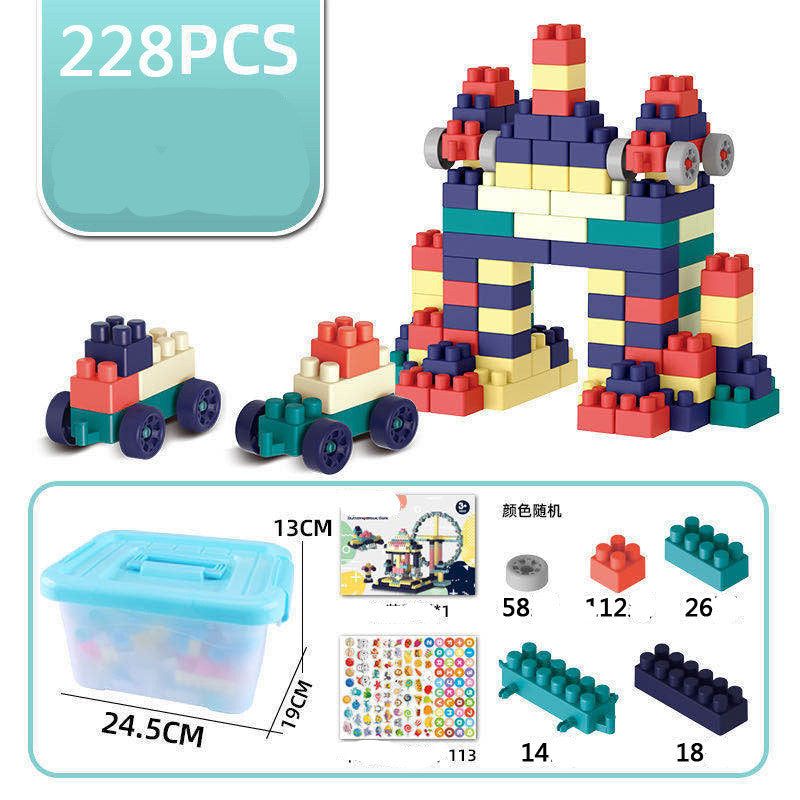 Assemble The Large-particle Building Blocks For Children