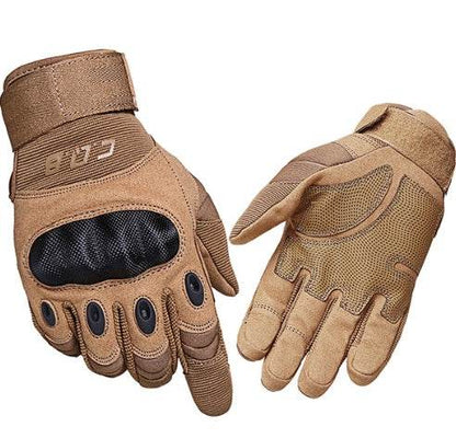 Tactical Gloves Army Military Men Gym Fitness Riding Half Finger Rubber Knuckle Protective Gear Male Tactical Gloves - Here2Save