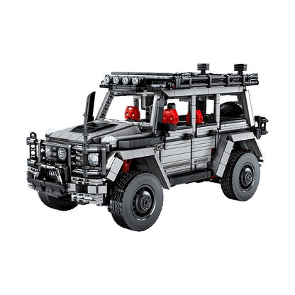 Science And Technology Machinery Group Off-road Vehicle Assembling Building Blocks Model