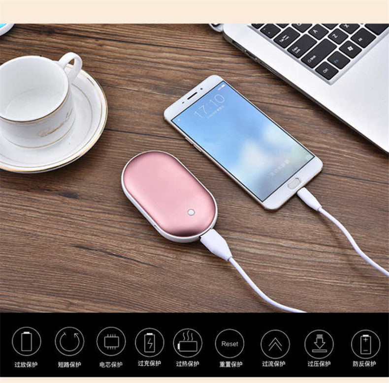 Macaron USB Charging Hand Warmer Power Bank