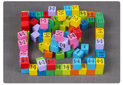 Wooden Montessori Multiplication Table