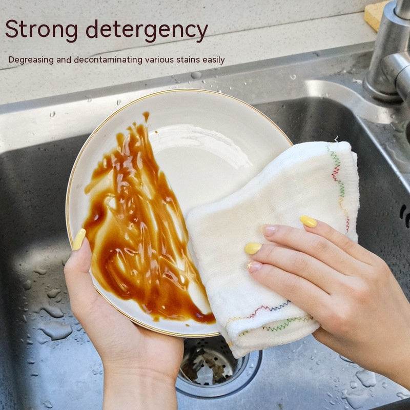 Rainbow Oleophobic Rag Dishwashing Pure Cotton - Here2Save