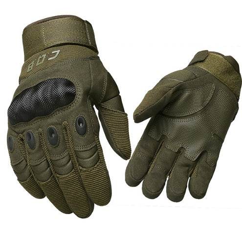 Tactical Gloves Army Military Men Gym Fitness Riding Half Finger Rubber Knuckle Protective Gear Male Tactical Gloves - Here2Save