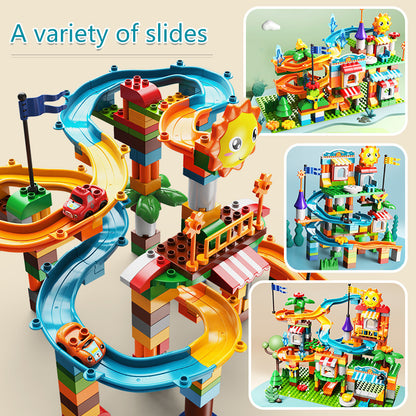 Children's small and large particles assembled educational toys