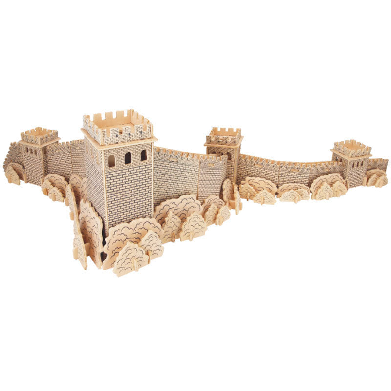 (Great Wall) 3D three-dimensional wooden puzzle