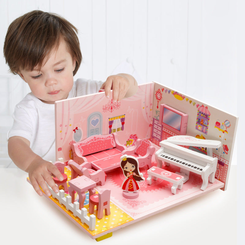 Wooden Children's Music Assembling Educational Toys