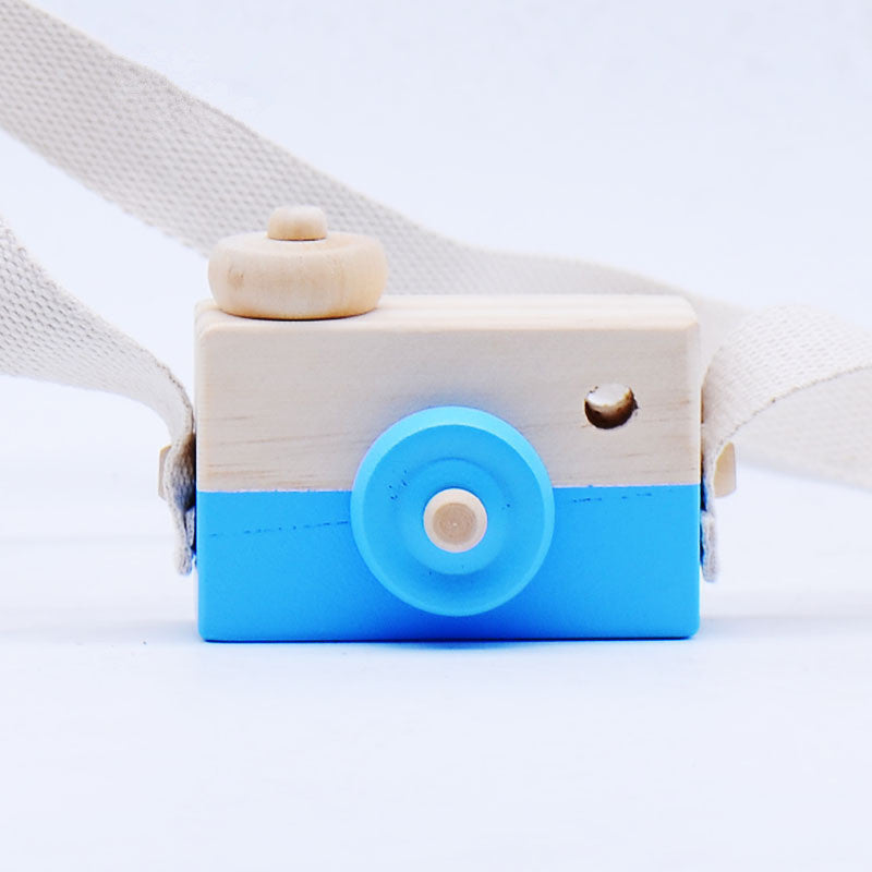 Cute Wooden Toys Camera Baby Kids