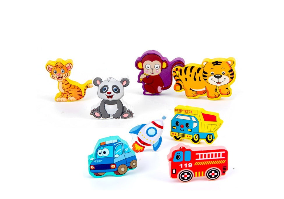 Boys And Girls Early Education Puzzle Building Blocks