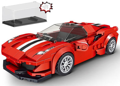 Building MOC Building Blocks Supercar Racing Models