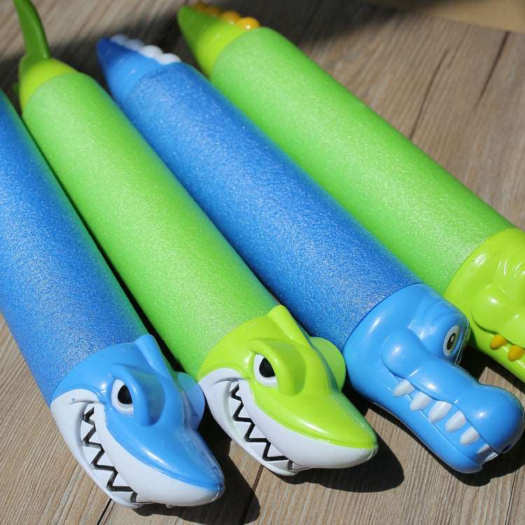 33cm Summer Water Gun Toys Pistol Blaster Shooter Outdoor Swimming Pools Cartoon Shark