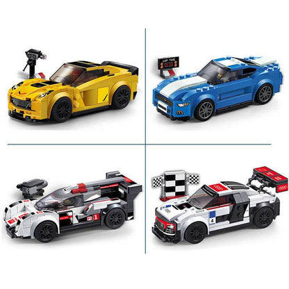 Super Racers Supercar Racing Car Building Blocks - Here2Save