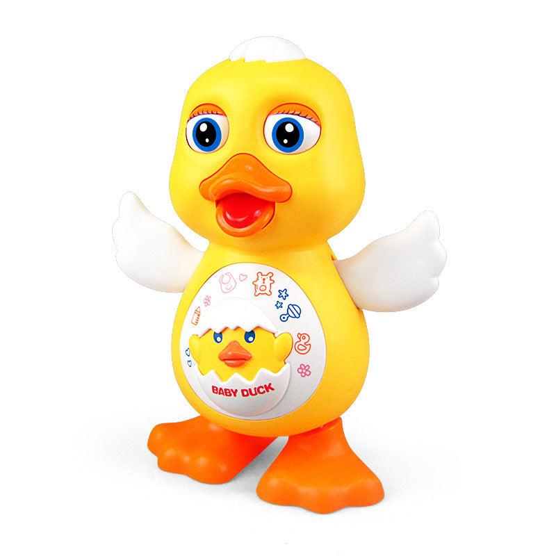 Musical electric swing little yellow duck