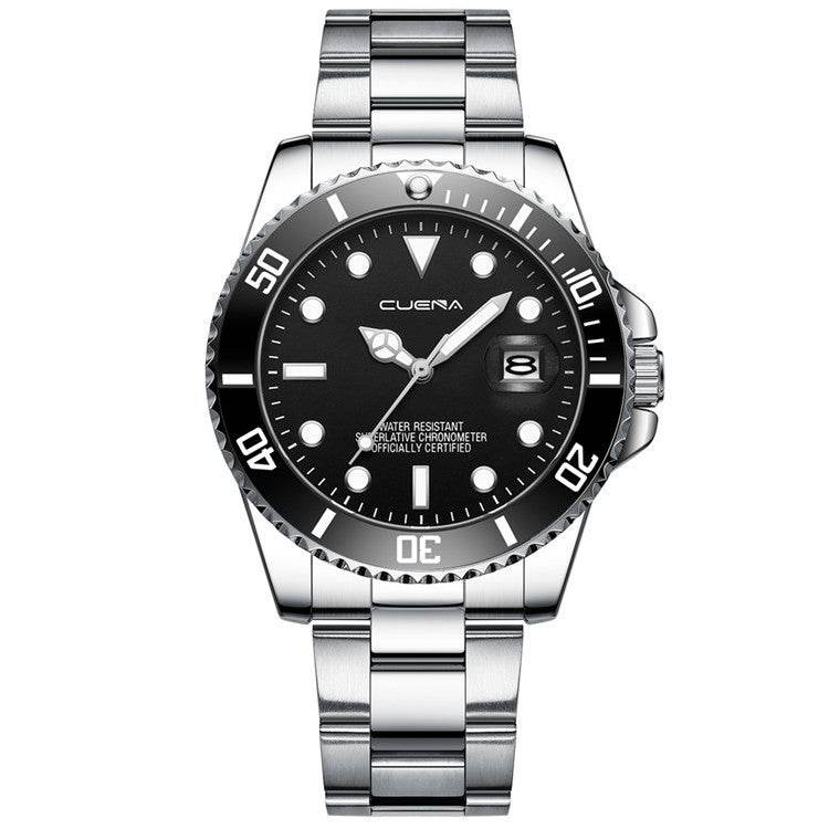Quartz Watch Steel Band Calendar Fashion - Here2Save