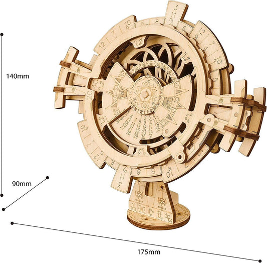 ROKR DIY 3D Wooden Puzzle Perpetual Calendar Assembly Kids Toy Jigsaws - Here2Save