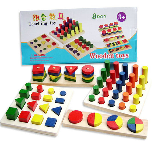 Early childhood education wooden toys