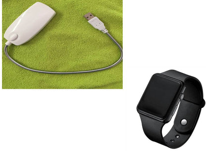 Square Electroplated LED Digital Watch - Here2Save
