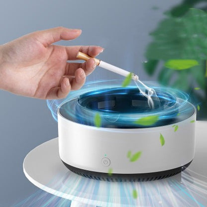 Air Purifier Ashtray Intelligent Electronic Ashtray For Filtering Second-Hand Smoke From Cigarettes Remove Smoking Home Office - Here2Save