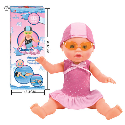 Electric floating swimming doll