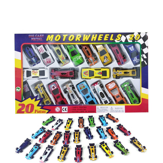 Children's Toy Car Alloy Inertia Car 20 Packs