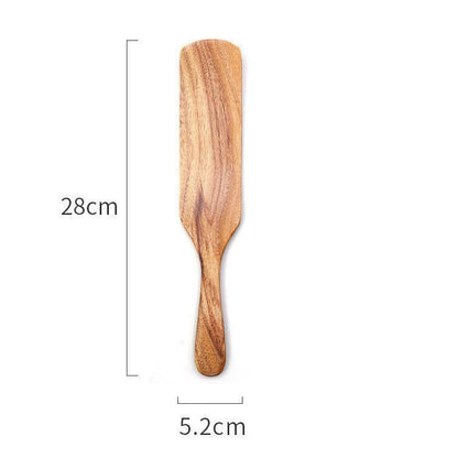 Teak Cooking Spatula Wood Spatula Salad Spatula - Here2Save