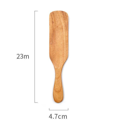 Teak Cooking Spatula Wood Spatula Salad Spatula - Here2Save