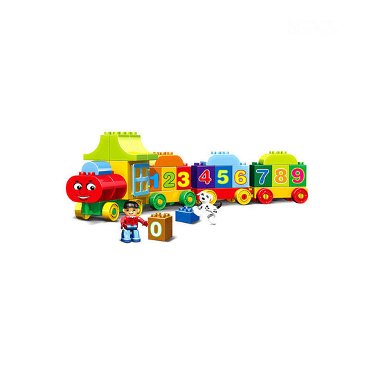 Double-layer Building Blocks Large City Train Large Particle Building Blocks