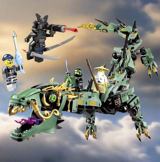 Flying Mecha Dragon Assembled Building Block Toys