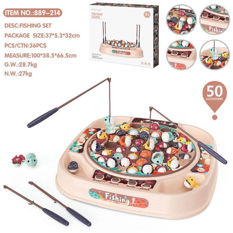 Simulation Baby Fishing Toy Children's Electric Rotating - Here2Save